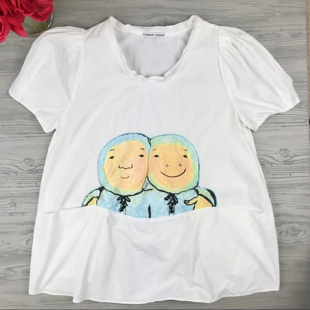 Tsumori Chisato white blouse